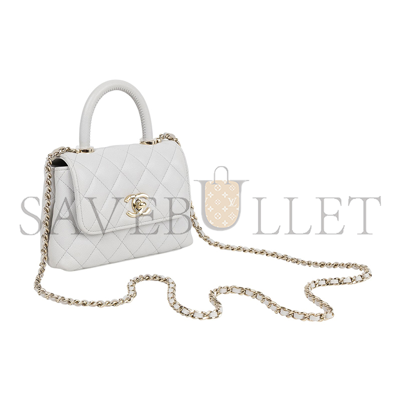 CHANEL MINI FLAP BAG WITH TOP HANDLE AP4244 (14.5*11.5*5.5cm)